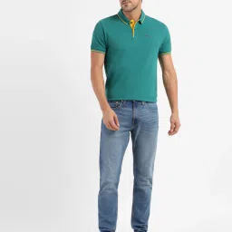 Men's 512 Blue Slim Tapered Fit Mid Rise Jeans-image-53