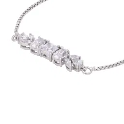 crash.club by CKC Sterling Silver Floral Motif Adjustable Bracelet for Women image 3