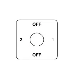 Kaycee AC/DC Rotary Switch Two Way, With Off 90° 40 Amp Three Phase, RPM337B image 2