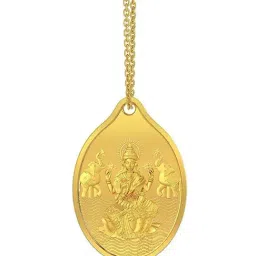 Malabar Gold and Diamonds Laxmi 24k (999) 1gm Coin cum Pendant-image-96