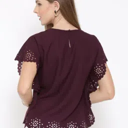 Rare Purple Regular Fit Top image 2