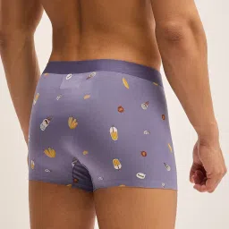 The Bear House Multicolored Comfort Fit Printed Trunks - Pack Of 3 image 3