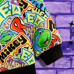 YK Boys Printed Hooded Sweatshirt image 5