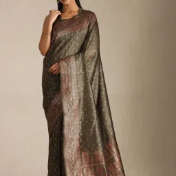 Soch Green Other Woven Design Saree With Unstitched Blouse-image-63