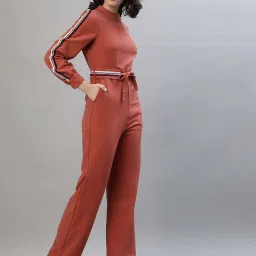 Iconic Rust Plain Jumpsuit image 3
