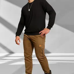 Kotty Round Neck Long Sleeves Cotton Pullover-picture-17