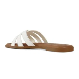 London Rag Women's White Casual Sandals image 5