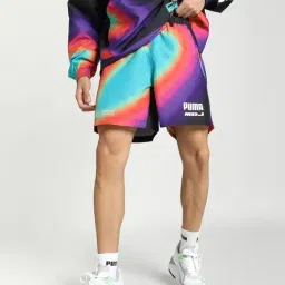 Puma Mercedes-AMG Petronas Formula 1 Multicolored Regular Fit Shorts-picture-14