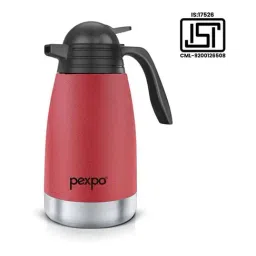 Pexpo Crimson Red Stainless Steel Vacuum Insulated Carafe (600ml)-image-3