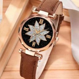 Miss Perfect Women Embellished Dial & Leather Textured Straps Analogue Watch YP134-picture-23