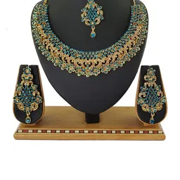 VATSALYA creation Women Blue Jewellery Set image 1