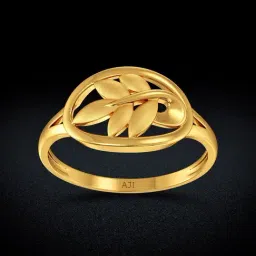 Joyalukkas 22k Foliage Gold Ring for Women-picture-10
