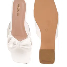 MOZAFIA Women Block Heels Sandals with Bows image 4