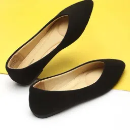 Van Heusen Women's Black Flat Ballets-picture-12