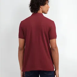U.S. Polo Assn. Denim Co. Men Graphic Printed Polo Collar Cotton Slim Fit T-shirt image 4