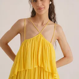 Mia Magell Crepe Midi Dress image 5