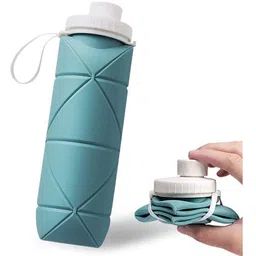 BitFeex Platinum Silicone Collapsible Water Bottle 600 ml - Colour May Vary image 3