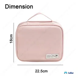 Bunie Travel Toiletry Organizer Bag with Waterproof Pockets, Mesh PocketsPink image 3