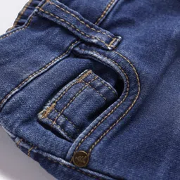 Pine Kids Full Length Washed Denim Jeans - Blue image 3