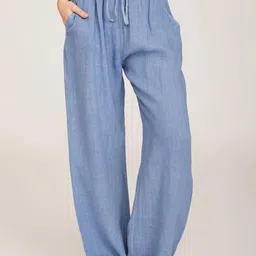 StyleCast Women Loose Fit Mid-Rise Wide Leg Trousers-picture-13