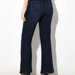 ONLY Women Solid Flared High Rise Light Fade Stretchable Jeans image 4