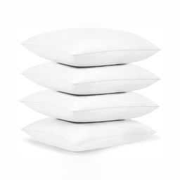 Shadowkart White 4 Pieces Fibre Filled Polyester Ultra Soft Sleep Pillows-picture-1