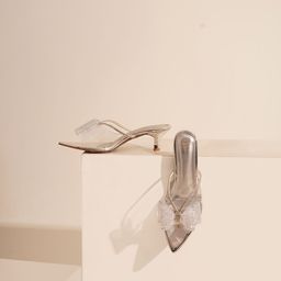 JM Looks Embellished Party Kitten Sandals with Bows-picture-26