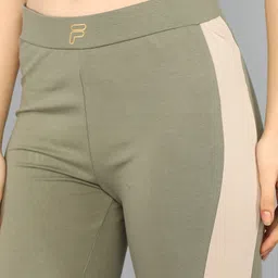 fila Color Block Women Green Tights image 5