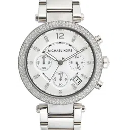 Michael Kors Women Chronograph White Dial Watch MK5353I-picture-24