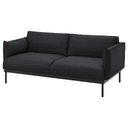 ikea äpplaryd 2-seat sofa, Gunnared black/grey image 1