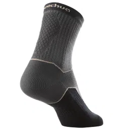 quechua Country walking socks - NH500 High - X2 pairs - black image 3