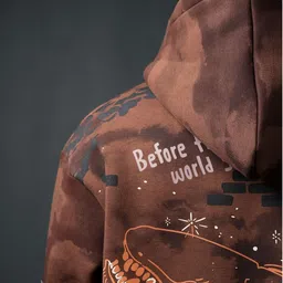 Echolope Men Printed Hooded Sweatshirt image 3