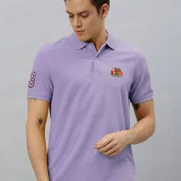 MERRIMENT Men Polo Collar T-shirt-image-10