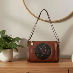 Flingo Women Ethnic Motifs Printed Structured Embellished Shoulder Bag-picture-16