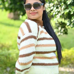 WINDROP SOLUTIONS Women Striped Pullover image 2