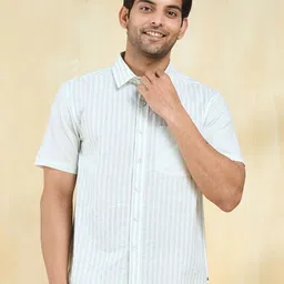 Fabindia Men Striped Casual Shirt-picture-34