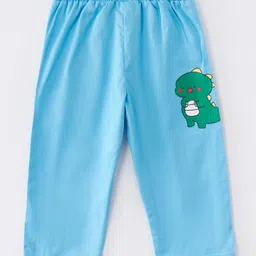Kookie Kids Full Length Lounge Pants Dino Print - Blue-picture-31