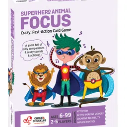 Chalk and Chuckles Superhero Animal Focus Game - Multicolour-picture-11
