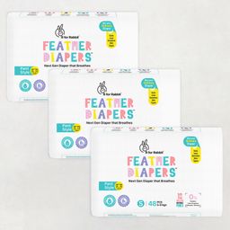 R for Rabbit Feather Diaper Pants Size S-Small for baby of 5-9 kgs - 48 Pieces (Pack of 3)-picture-17