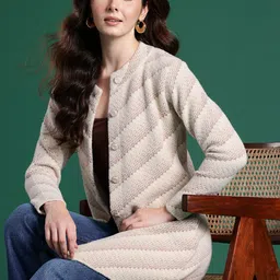 Cayman Woollen Longline Cardigan-image-1