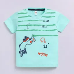 LITTLE NINJA Boys Printed Applique T-shirt-picture-52