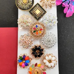 DIVYANSHI COLLECTION Silver Plated Ring Set-picture-37