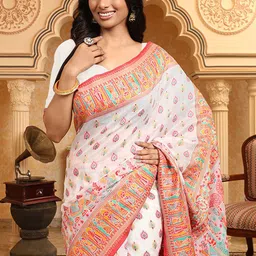 Astita Ethnic Motifs Printed Saree image 3
