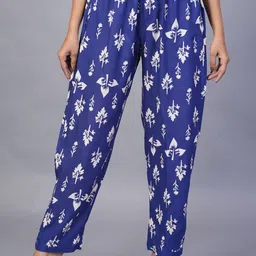 KALINI Women Floral Printed Regular Fit Trousers-image-60