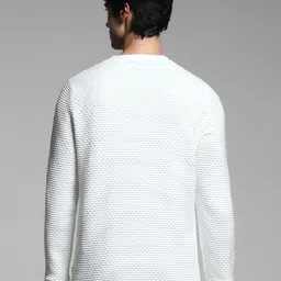Jack & Jones Men Self Design Cotton Winter Pullover image 5