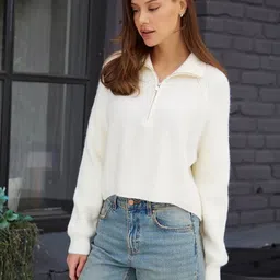 Mast & Harbour Self Design High Neck Pullover image 3