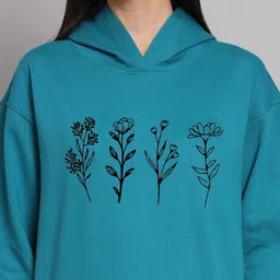 7 ISLANDS Women Printed Hooded Sweatshirt image 2