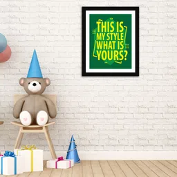 Wens Inspirational Quotes Frame- Multicolor image 2