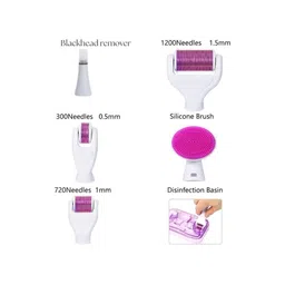 earlobeaccessories 6 in 1 Derma Roller Micro needling Kit For Face & Body image 2