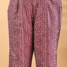 Readiprint Women Ethnic Motifs Printed Regular Sequinned Pure Cotton Kurta with Palazzos & With Dupatta image 2